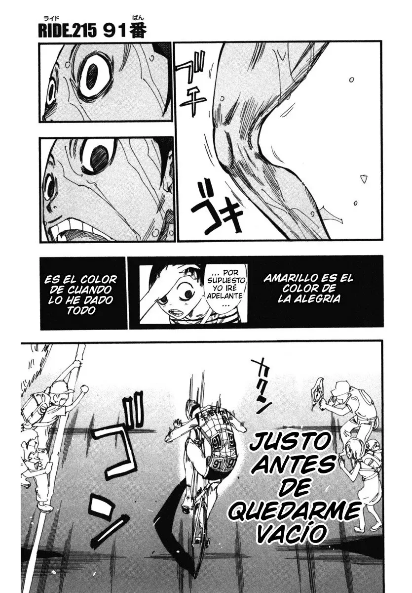 Yowamushi Pedal Capítulo 214 - Página 21 en español