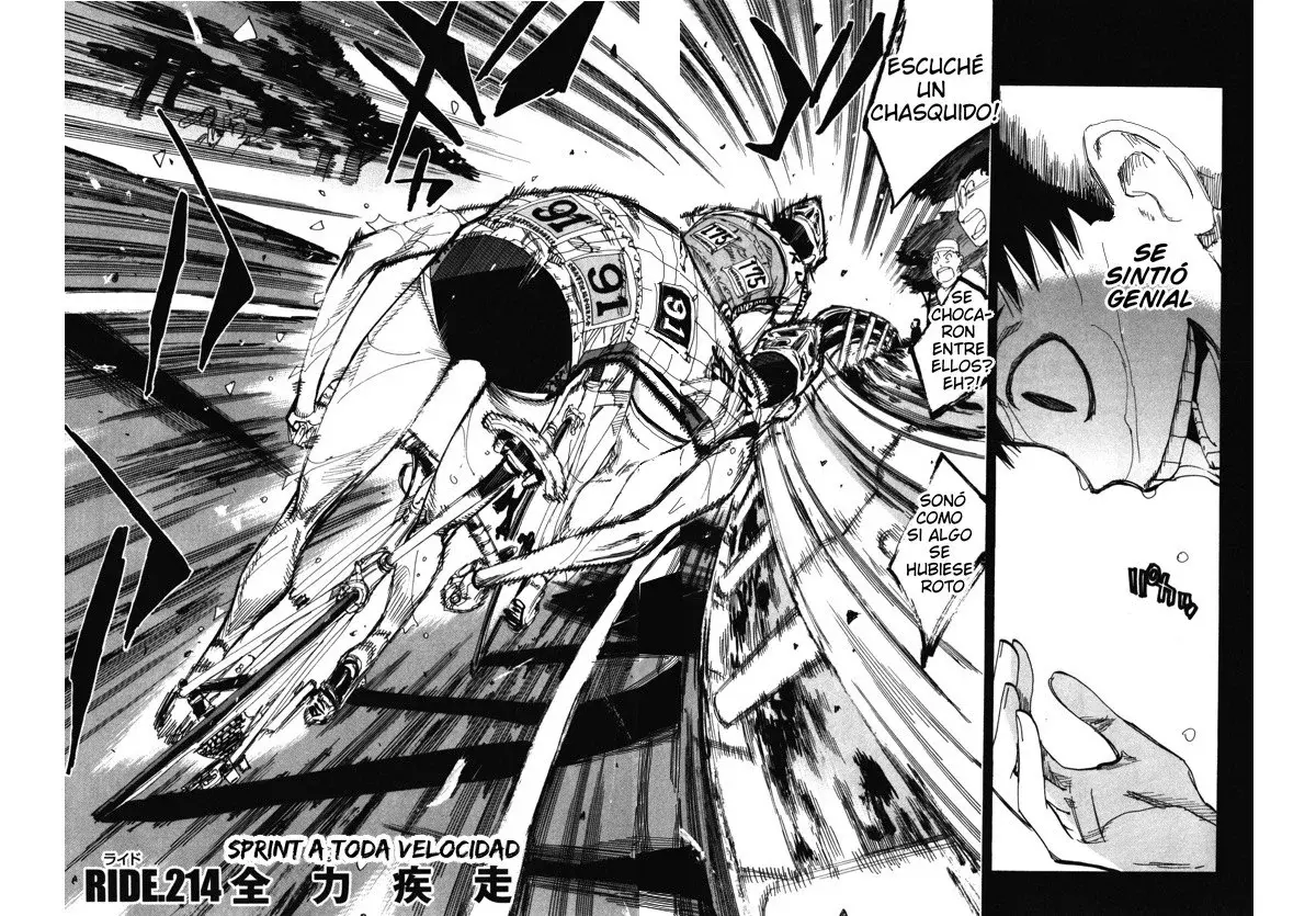 Yowamushi Pedal Capítulo 214 - Página 4 en español