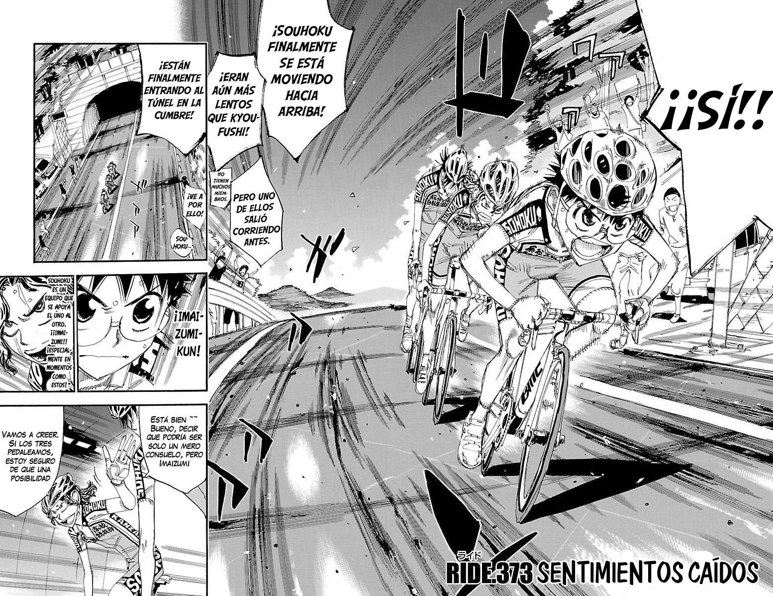 Yowamushi Pedal Capítulo 373 - Página 4 en español