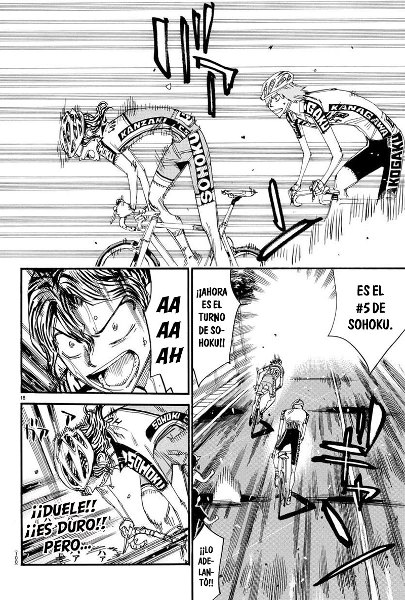 Yowamushi Pedal Capítulo 474 - Página 19 en español